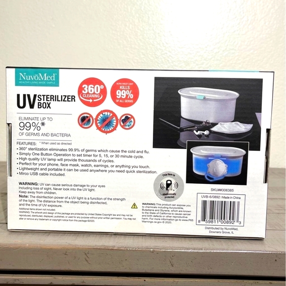 Nuvomed Sanitizer Box - $25 - Picture 3 of 3